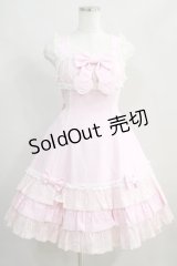 Angelic Pretty / ファンタジックハートジャンパースカート Free ピンク H-24-07-04-031-AP-OP-NS-ZH