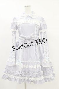 Angelic Pretty / フラワーレースワンピース(2008) Free サックス H-24-07-06-071-AP-OP-NS-ZH