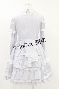 画像2: Angelic Pretty / フラワーレースワンピース(2008) Free サックス H-24-07-06-071-AP-OP-NS-ZH