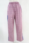 Candy Stripper / LINED CHECK PANTS S ピンク×ブルー H-24-07-09-042-PU-PA-KB-ZH