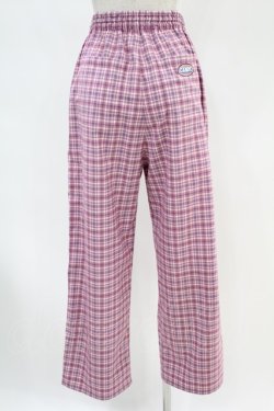 画像2: Candy Stripper / LINED CHECK PANTS S ピンク×ブルー H-24-07-09-042-PU-PA-KB-ZH