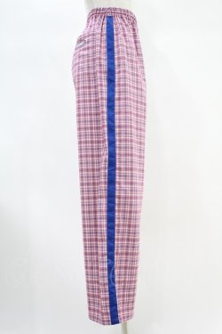 画像3: Candy Stripper / LINED CHECK PANTS S ピンク×ブルー H-24-07-09-042-PU-PA-KB-ZH