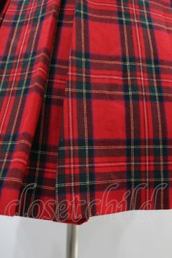 画像5: Jane Marple / tartan check lycee onepiece  レッド H-24-07-09-017-JM-OP-KB-ZT371