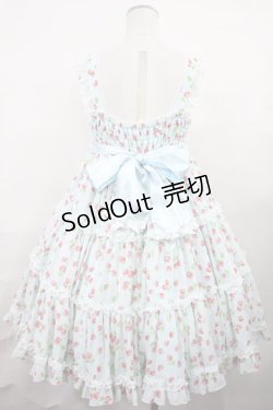 画像3: Angelic Pretty / いちごシフォンティアードジャンパースカート Free サックス H-24-07-10-004-AP-OP-NS-ZH