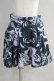 画像1: NieR Clothing / Mini Skirt  Monochrome ROSE柄グレー H-24-07-10-1039-PU-SK-KB-ZH (1)