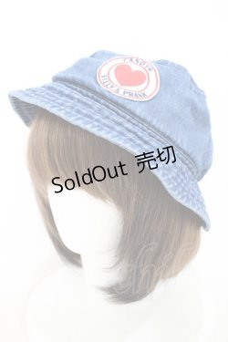 画像1: Candy Stripper / DENIM HAT  ブルー H-24-07-11-036-PU-AC-KB-ZH