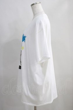 画像2: NieR Clothing / プリント半袖CUTSEW  白 H-24-07-11-1031-PU-TO-KB-ZT280