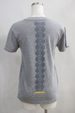 画像3: ALGONQUINS / フラワープリントTシャツ  グレー H-24-07-11-1033-AL-TS-KB-ZT151