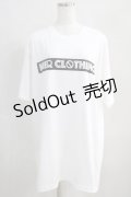 NieR Clothing / BOX LOGO COTTON CUTSEW  白 H-24-07-11-1035-PU-TO-KB-ZH