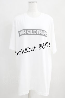 画像1: NieR Clothing / BOX LOGO COTTON CUTSEW  白 H-24-07-11-1035-PU-TO-KB-ZH