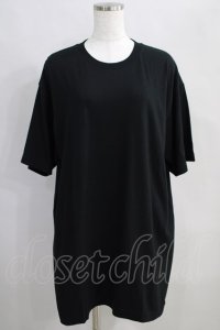 NieR Clothing / プリントCOTTON CUTSEW XL 黒 H-24-07-11-1048-PU-TO-KB-ZT307