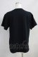 画像3: KRY CLOTHING / 英字プリントTシャツ  黒×ホログラム H-24-07-11-1051-EL-TS-KB-ZT213 (3)