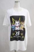 NieR Clothing / プリントCOTTON CUTSEW  白 H-24-07-11-1021-PU-TO-KB-ZT319