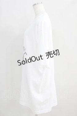 画像2: NieR Clothing / プリント半袖CUTSEW XL 白 H-24-07-14-041-PU-TO-KB-ZT0926H