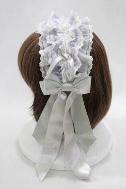 画像2: Angelic Pretty / Brilliant Dollカチューシャ  グレー H-24-07-15-071-AP-AC-NS-ZH