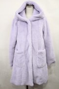 Candy Stripper / COTTON CANDY FUR COAT S ラベンダー H-24-07-19-034-PU-CO-KB-ZT-C051