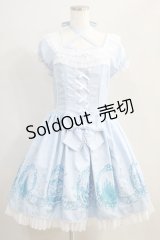 Angelic Pretty / Aqua Princessワンピース Free サックス H-24-07-20-001-AP-OP-NS-ZH