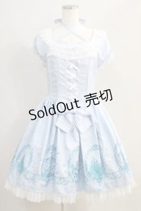 Angelic Pretty / Aqua Princessワンピース Free サックス H-24-07-20-001-AP-OP-NS-ZH