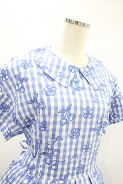 画像4: Jane Marple / Picnic cloth joyfulドレス  ブルー H-24-07-21-1008-JM-OP-KB-ZT160