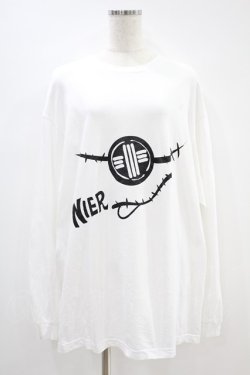 画像1: NieR Clothing / COTTON LONG CUTSEW  白 H-24-07-21-1031-PU-TO-KB-ZT385