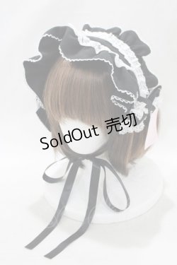 画像1: metamorphose / ブリム付きヘッドドレス  Black/White H-24-07-23-1076-ME-AC-NS-ZH