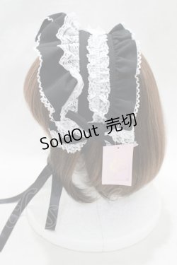 画像2: metamorphose / ブリム付きヘッドドレス  Black/White H-24-07-23-1076-ME-AC-NS-ZH