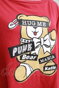 画像3: Katie / PUNK BEAR long tee  レッド H-24-07-25-034-LO-TO-KB-ZH