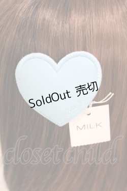 画像2: MILK / ハートバレッタ  サックス H-24-07-30-020-ML-AC-NS-ZH