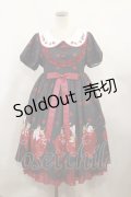 To Alice / Strawberry Partyワンピース S ブラック H-24-07-31-004-LO-OP-NS-ZH