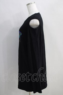 画像2: NieR Clothing / アシメカット長袖カットソー  黒 H-24-08-01-065-PU-TO-KB-ZT268