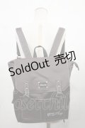 NieR Clothing / METAL LOGO PU LEATHER大容量BACKPACK  茶 H-24-08-03-1034-PU-BG-KB-ZH