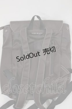 画像2: NieR Clothing / METAL LOGO PU LEATHER大容量BACKPACK  茶 H-24-08-03-1034-PU-BG-KB-ZH