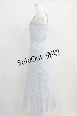 画像2: LEBECCA boutique / 娘心とレースワンピース Free サックス H-24-08-03-012-EL-OP-NS-ZH