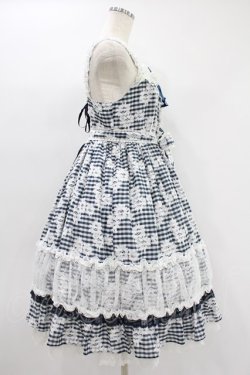 画像3: Angelic Pretty / Blooming Ladyジャンパースカート Free ネイビー H-24-08-05-1033-AP-OP-NS-ZH