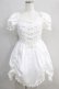 画像1: AVENCHUMU / Bone ribbon puff doll dress M オフ H-24-08-07-1023-LO-OP-NS-ZH (1)