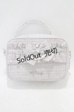 画像2: Ank Rouge / ツイードフリルBag  ピンク H-24-08-07-1042-CA-BG-NS-ZH