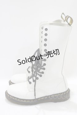 画像2: Dr.Martens （Getta Grip） / 14ホールブーツ UK4（約23cm） 白 H-24-08-08-092-PU-SH-KB-ZH