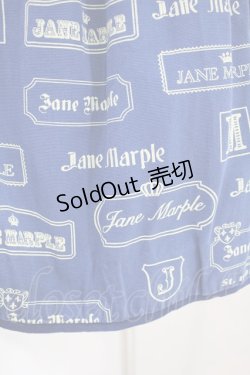 画像3: Jane Marple / ロゴプリントのミニスカート  ネイビー H-24-08-09-048-JM-SK-KB-ZH