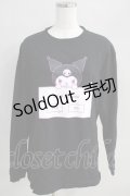 Candy Stripper / LOVE KUROMI L/S TEE  黒 H-24-08-11-035-PU-TO-KB-ZH