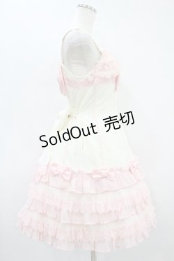 画像3: Angelic Pretty / リボンカクテルジャンパースカート Free アイボリー H-24-08-12-027-AP-OP-NS-ZH