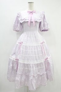 Angelic Pretty / クレッシェンドティアードワンピース Free ラベンダー H-24-08-12-019-AP-OP-NS-ZH