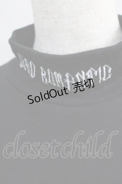 画像4: KRY CLOTHING / ハイネックトップス  黒 H-24-08-14-046-EL-TO-KB-ZH