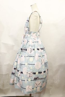 画像2: Jane Marple / Jolies broderies apron dress M ブルーグレー H-24-08-16-1011-JM-OP-KB-ZH