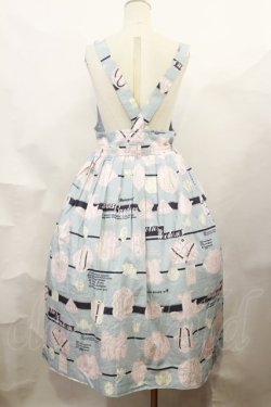 画像3: Jane Marple / Jolies broderies apron dress M ブルーグレー H-24-08-16-1011-JM-OP-KB-ZH