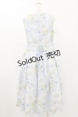 画像2: Forest Wardrobe（海外ロリータブランド） / 森林のかご2.0 花柄ワンピースセット XL ブルーベリー＆あじさい/サックス H-24-08-17-066-LO-OP-NS-ZH