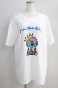 NieR Clothing / KING ONE君 CUTSEW【I’m the king】  白 H-24-08-21-1023-PU-TO-KB-ZT311