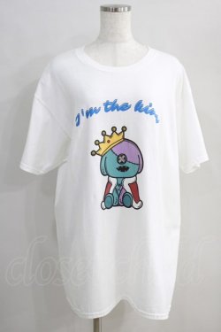 画像1: NieR Clothing / KING ONE君 CUTSEW【I’m the king】  白 H-24-08-21-1023-PU-TO-KB-ZT311