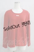 PINK HOUSE / ロゴTシャツ L レッド H-24-08-23-048-LO-TS-NS-ZH