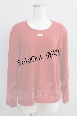 画像1: PINK HOUSE / ロゴTシャツ L レッド H-24-08-23-048-LO-TS-NS-ZH