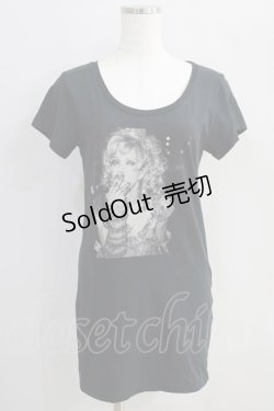 画像1: HYSTERIC GLAMOUR / COURTNEY LOVE Tシャツ  黒 H-24-08-30-041-PU-TO-KB-ZH